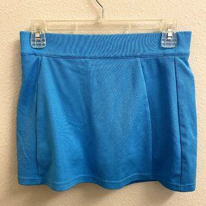 Kids XL (Women's XS) Blue Tennis Skirt